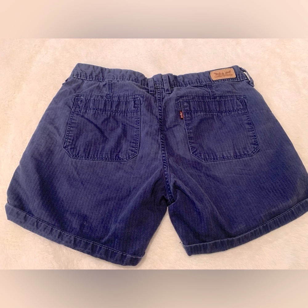 Levi's Navy Blue Women's Bermudas - Picture 4 of 7